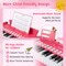 Kids Piano Keyboard 25 Keys with Record Playback and Adjustable Settings